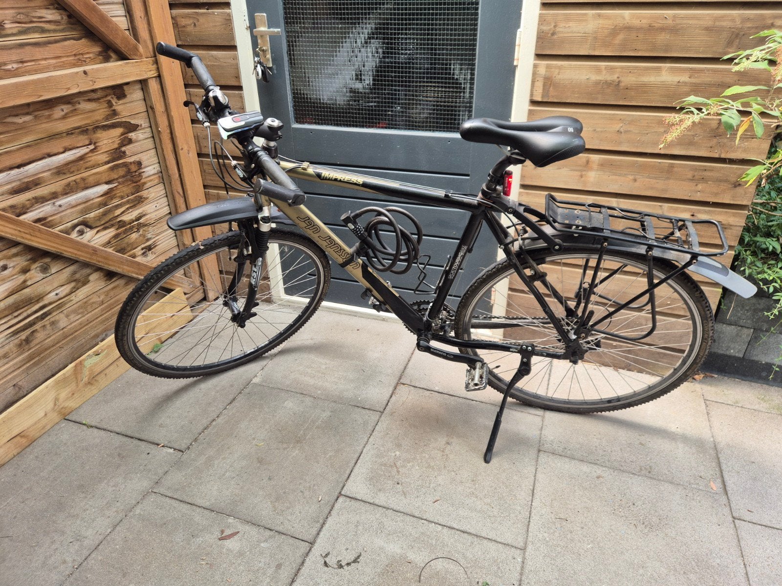 Jan Janssen Sport Touring Bike Aluminium 7005, Gebruikt, Velgrem, Versnellingen, 53 tot 57 cm