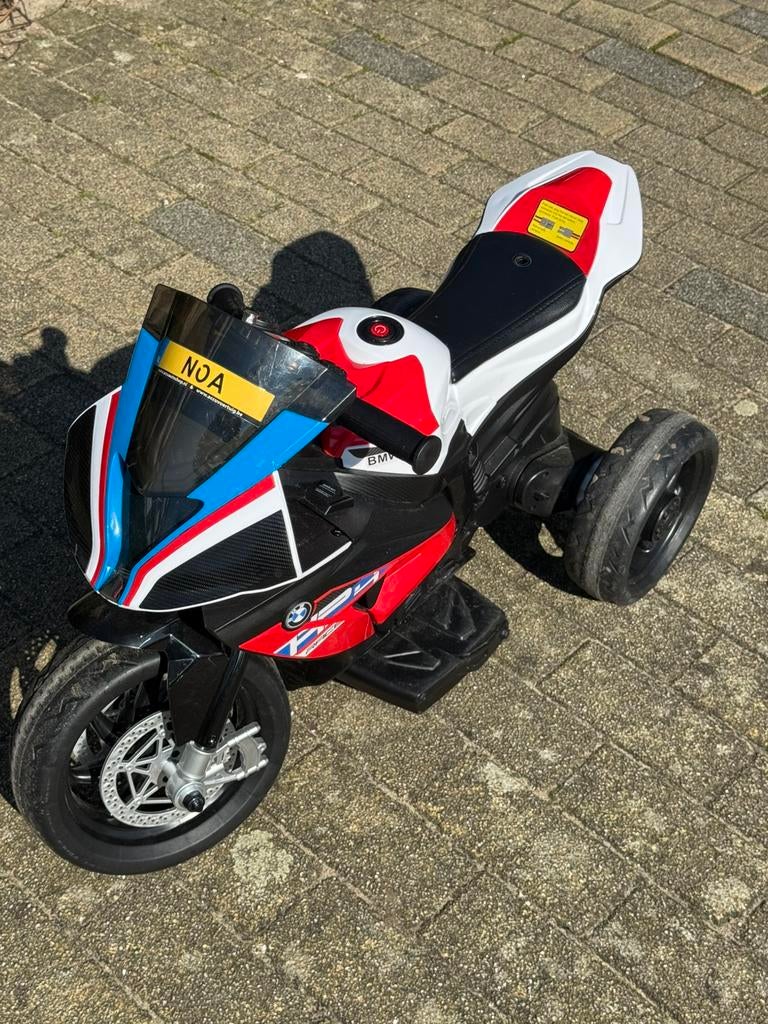 Elektrische Kindermotor mini BMW HP4 12v, Ophalen, Zo goed als nieuw