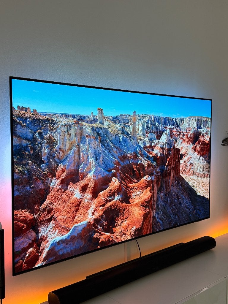 Philips 65OLED854 65 inch OLED TV Ambilight 3, Ophalen, Philips, Gebruikt, 100 cm of meer