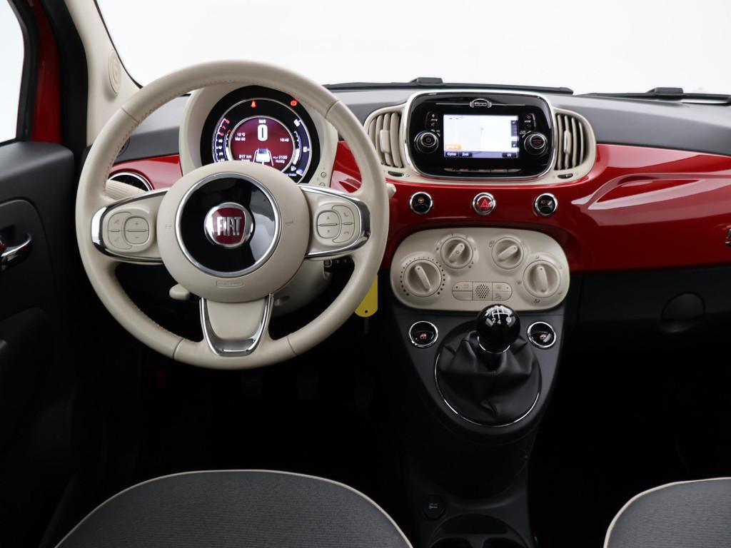 Fiat 500 C 1.2 4-CIL LOUNGE + NAVIGATIE | 16 INCH | AIRCO |, Voorwielaandrijving, Stof, Gebruikt, 4 cilinders
