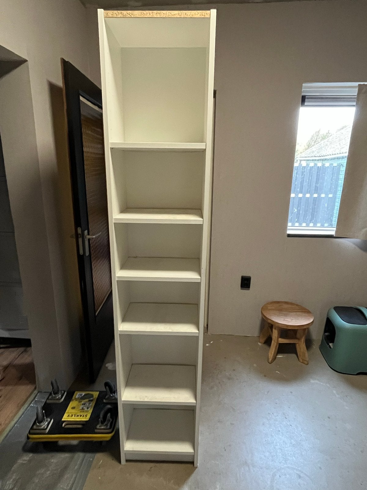 IKEA Kast - Witte Boekenkast met 6 Vakken, Ophalen, Gebruikt, 200 cm of meer, 50 tot 100 cm