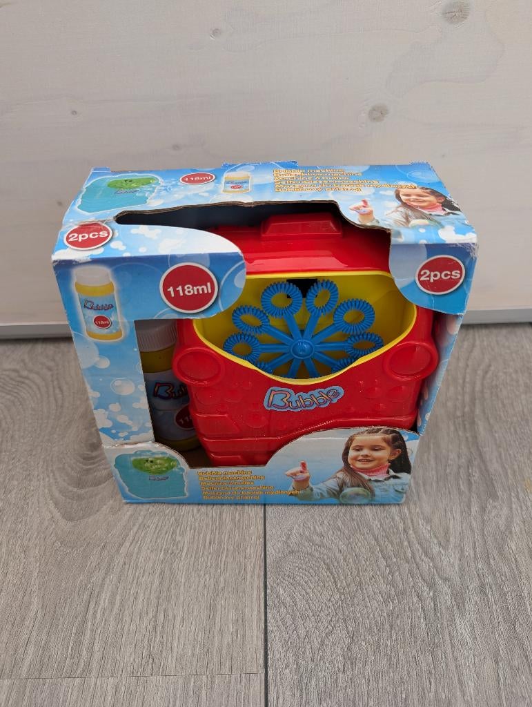 Bellenblaas machine inclusief flesje bellenblaas, Kinderen en Baby's, Speelgoed | Buiten | Los speelgoed, Zo goed als nieuw, Ophalen of Verzenden