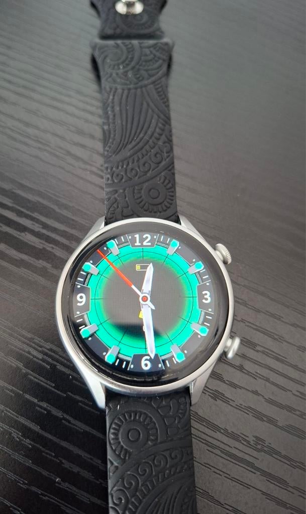 Mooie smartwatch met extra bandjes, Onbekend, Zwart, Ophalen of Verzenden, Zo goed als nieuw
