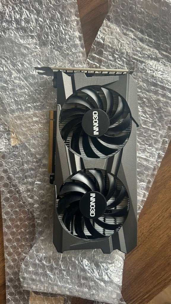 Inno3D GeForce RTX 3050 Twin X2 8GB videokaart, Gebruikt, GDDR6, PCI-Express 4, HDMI