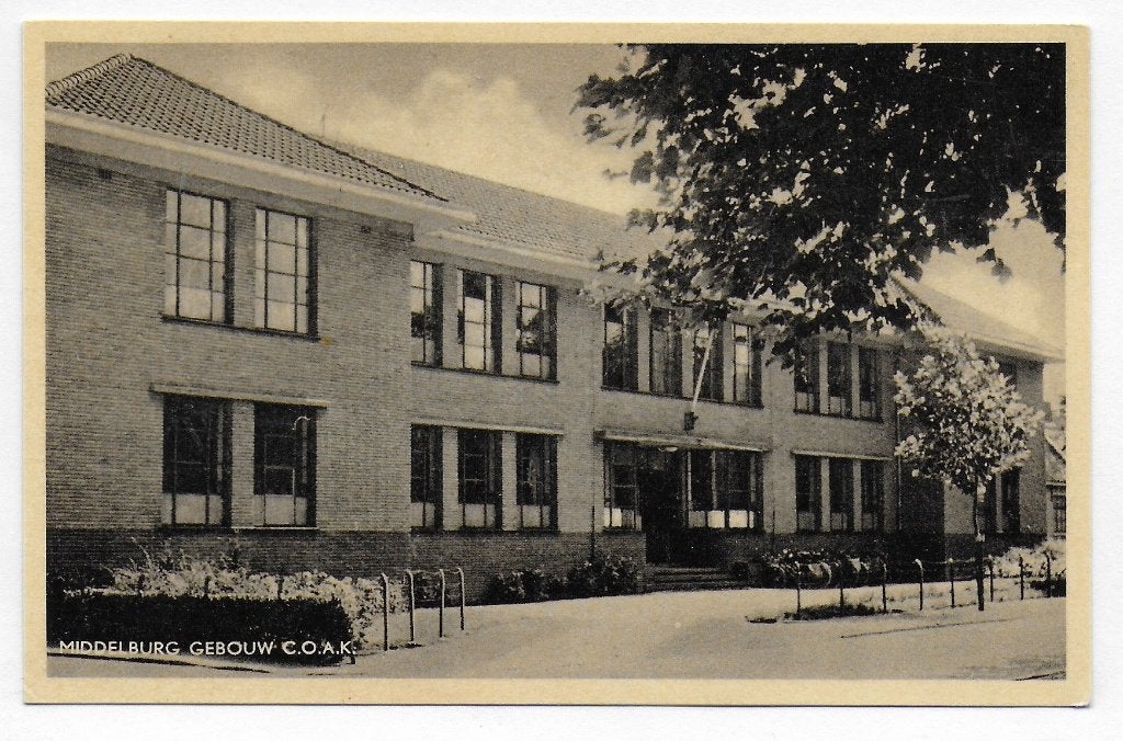 Middelburg Gebouw C.o.a.k Oude Ansichtkaart ( B4096 ), Ophalen of Verzenden, 1960 tot 1980, Ongelopen, Zeeland