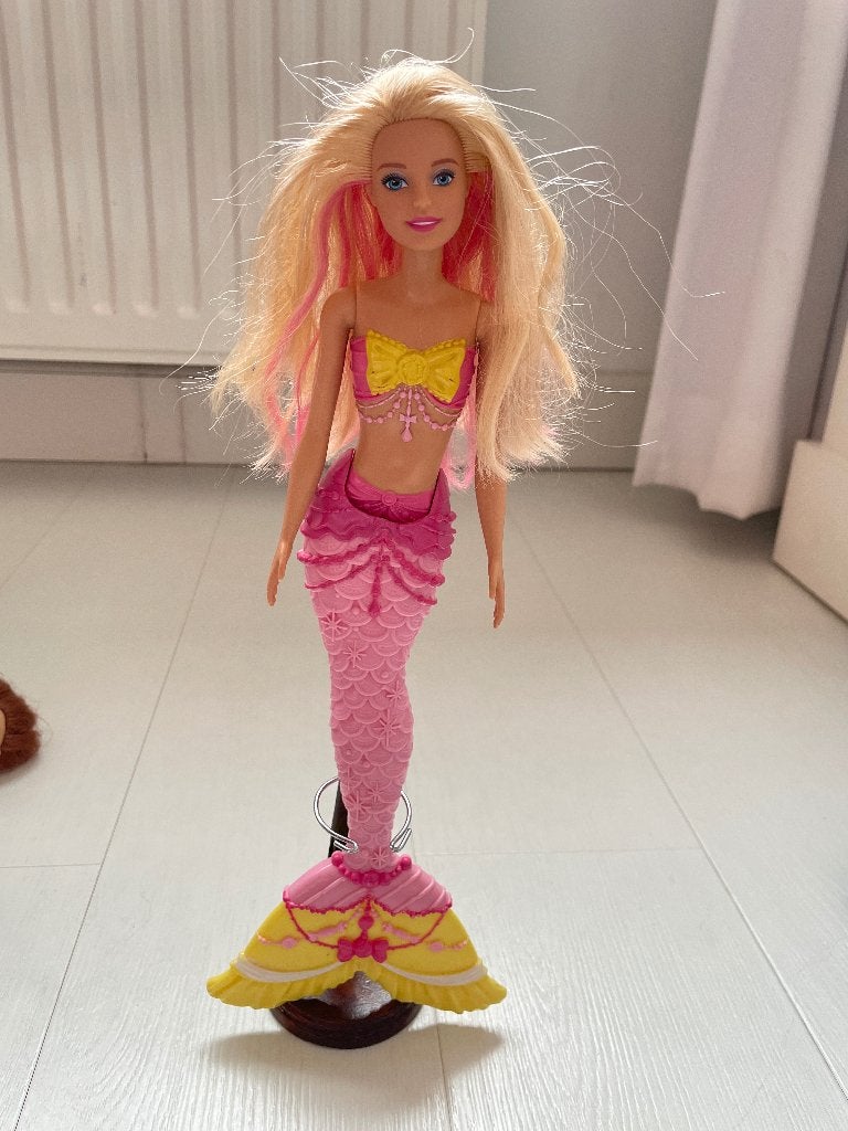 Mermaid Barbie Zeemeermin, Ophalen of Verzenden, Zo goed als nieuw, Pop
