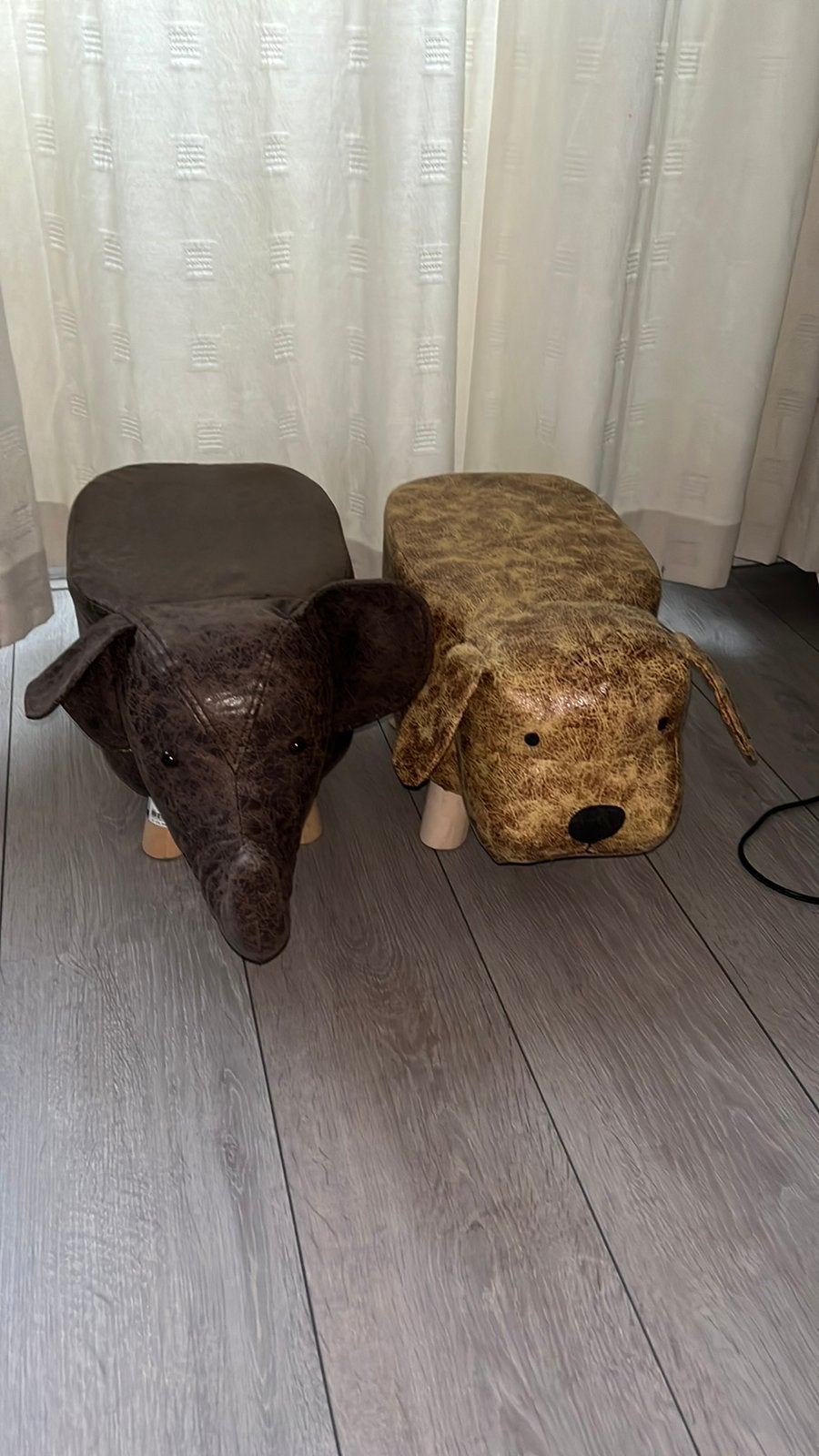 Dierenkrukjes 2x, Ophalen, Zo goed als nieuw, Hout