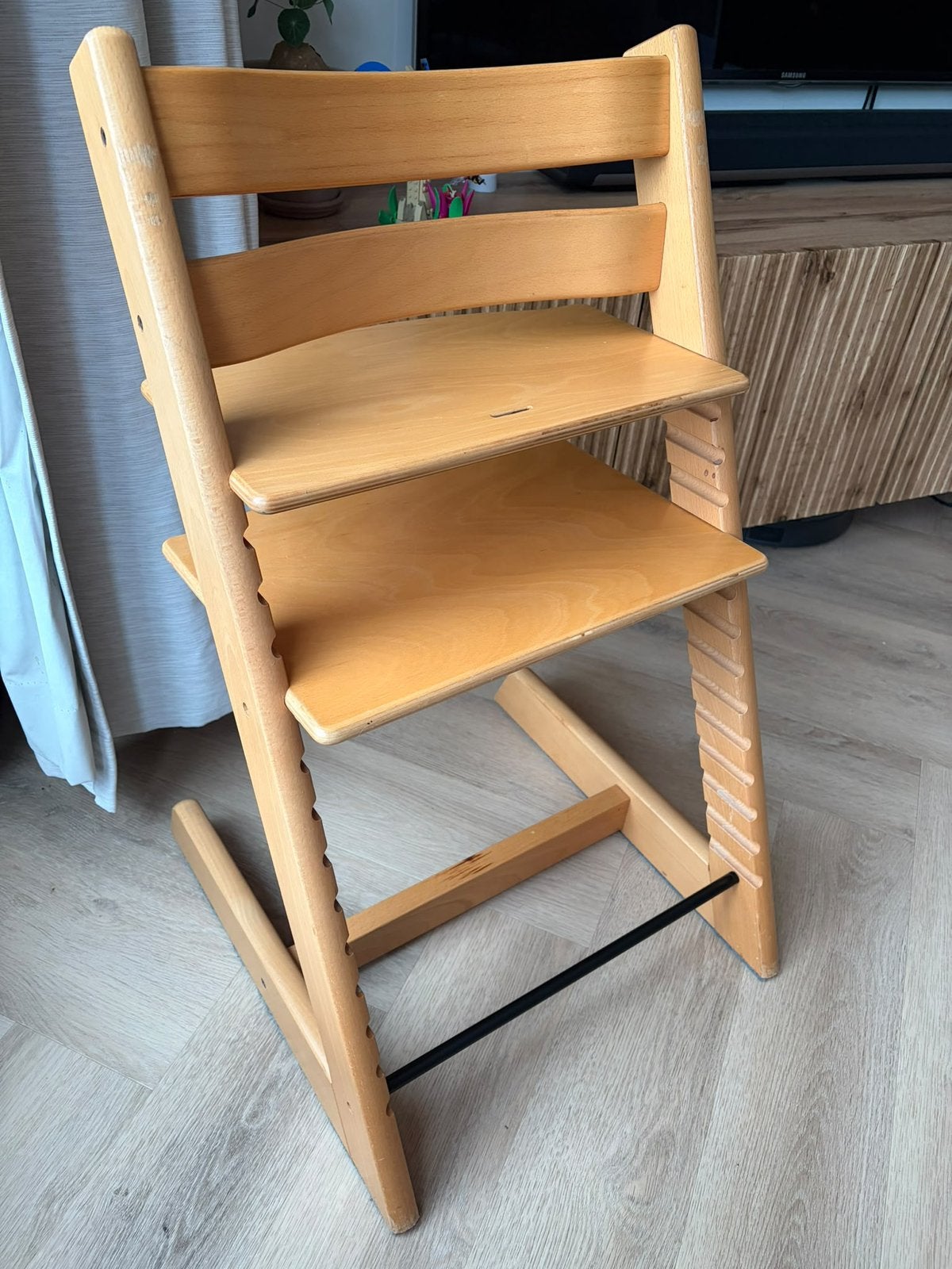 Nette Stokke Tripp Trapp Naturel beuken hout natural, Ophalen, Meegroeistoel