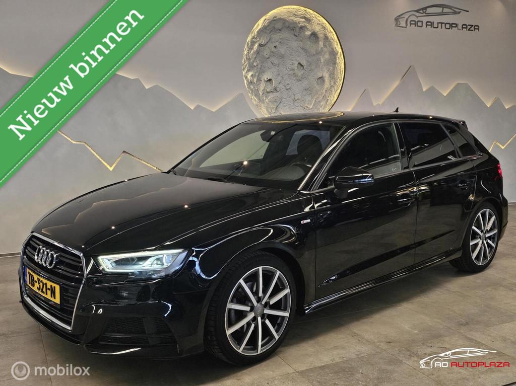Audi A3 Sportback 1.5 TFSI CoD 3x S-line Leder/Stoelverwarmi, Euro 6, 150 pk, Zwart, Bedrijf