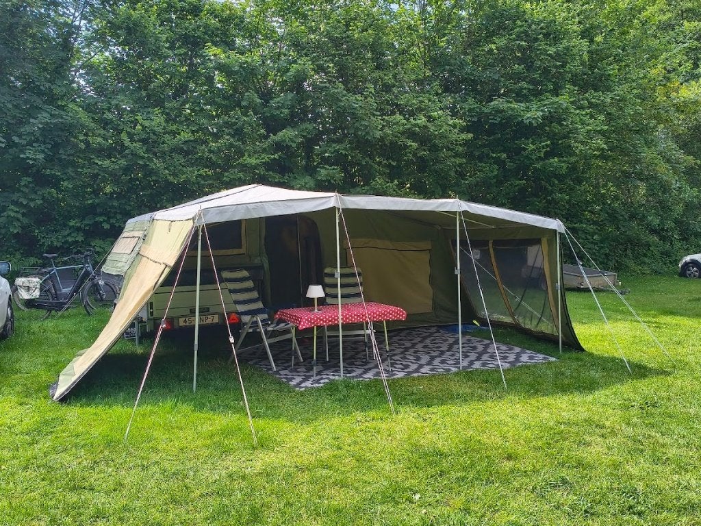 Gordigear Savannah (Crow Camp Type 4), Caravans en Kamperen, Vouwwagens, Tot en met 4, Groen, Ophalen, Overige merken