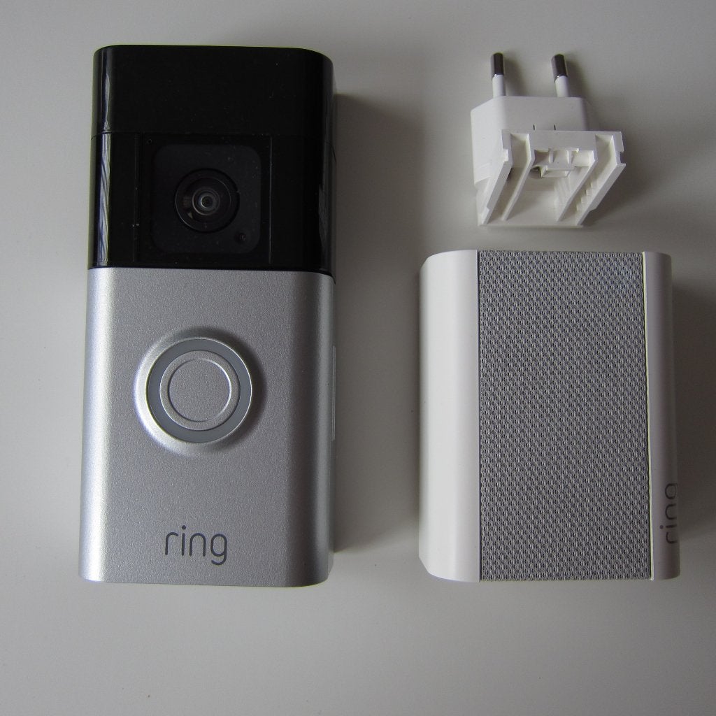 Deurbel RING + Chime, Huis en Inrichting, Deurbellen, Ophalen, Bewegingsdetectiesensor, Zo goed als nieuw, Draadloos