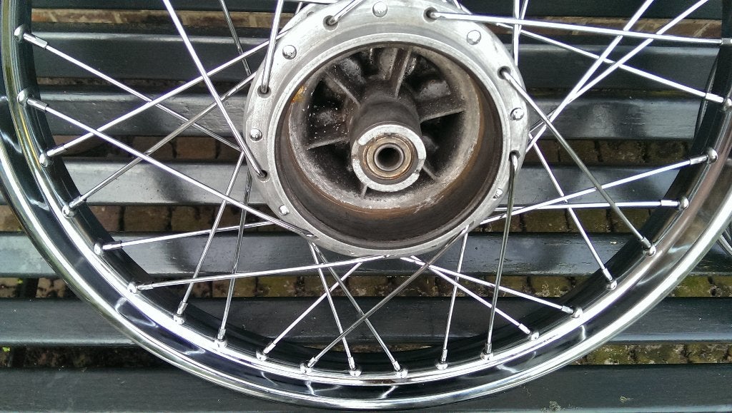 set wielen 17 inch rvs spaken, Fietsen en Brommers, Brommeronderdelen | Zundapp, Ophalen of Verzenden, Nieuw, Overige typen