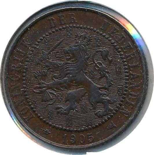 Nederland, 2,5 cent 1905, Postzegels en Munten, Munten | Nederland, Ophalen of Verzenden, Koningin Wilhelmina, Overige waardes