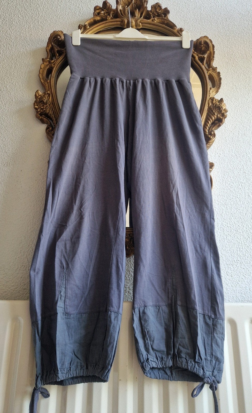 Als nieuw! Rimini grijs brede elastiek band dun katoen broek, Rimini, Ophalen of Verzenden, Zo goed als nieuw, Grijs