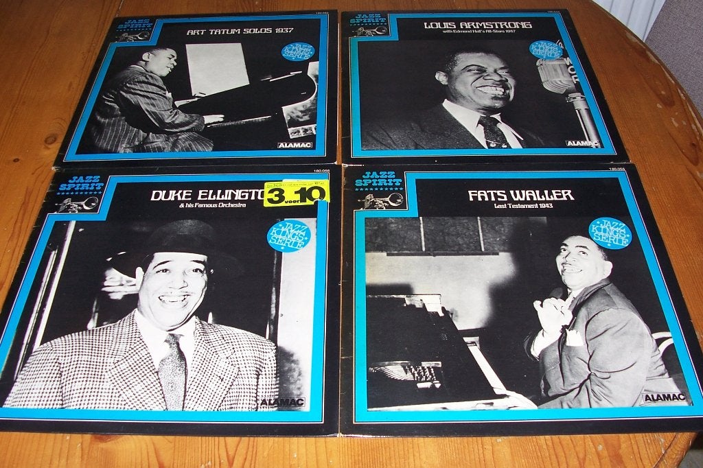 JAZZ KINGS SERIE 7 LP'S, 1960 tot 1980, Gebruikt, Ophalen of Verzenden, 12 inch