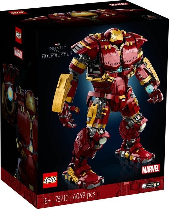 Lego 76210 Marvel hulkbuster nieuw verzegeld, Ophalen, Marvel, Nieuw, Complete set