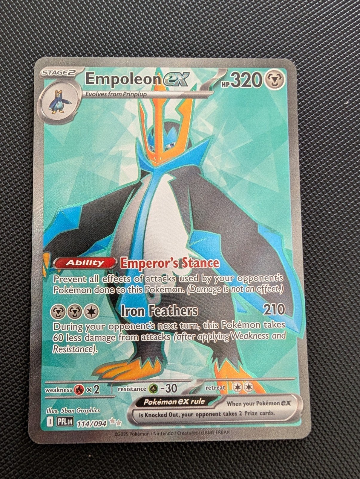 Empoleon EX 114/094, Ophalen of Verzenden, Zo goed als nieuw