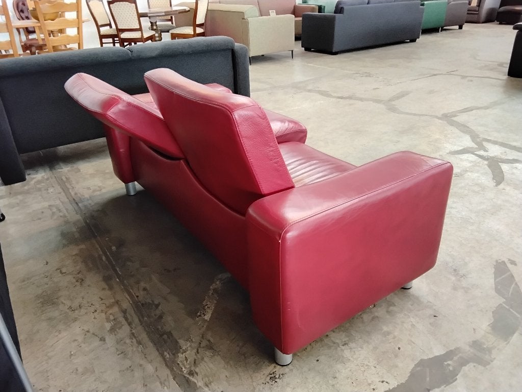 Stressless relax bank 170cm 2-delig. Voor 150=. Second Life., Huis en Inrichting, Banken | Bankstellen, Ophalen, Gebruikt, 150 tot 200 cm