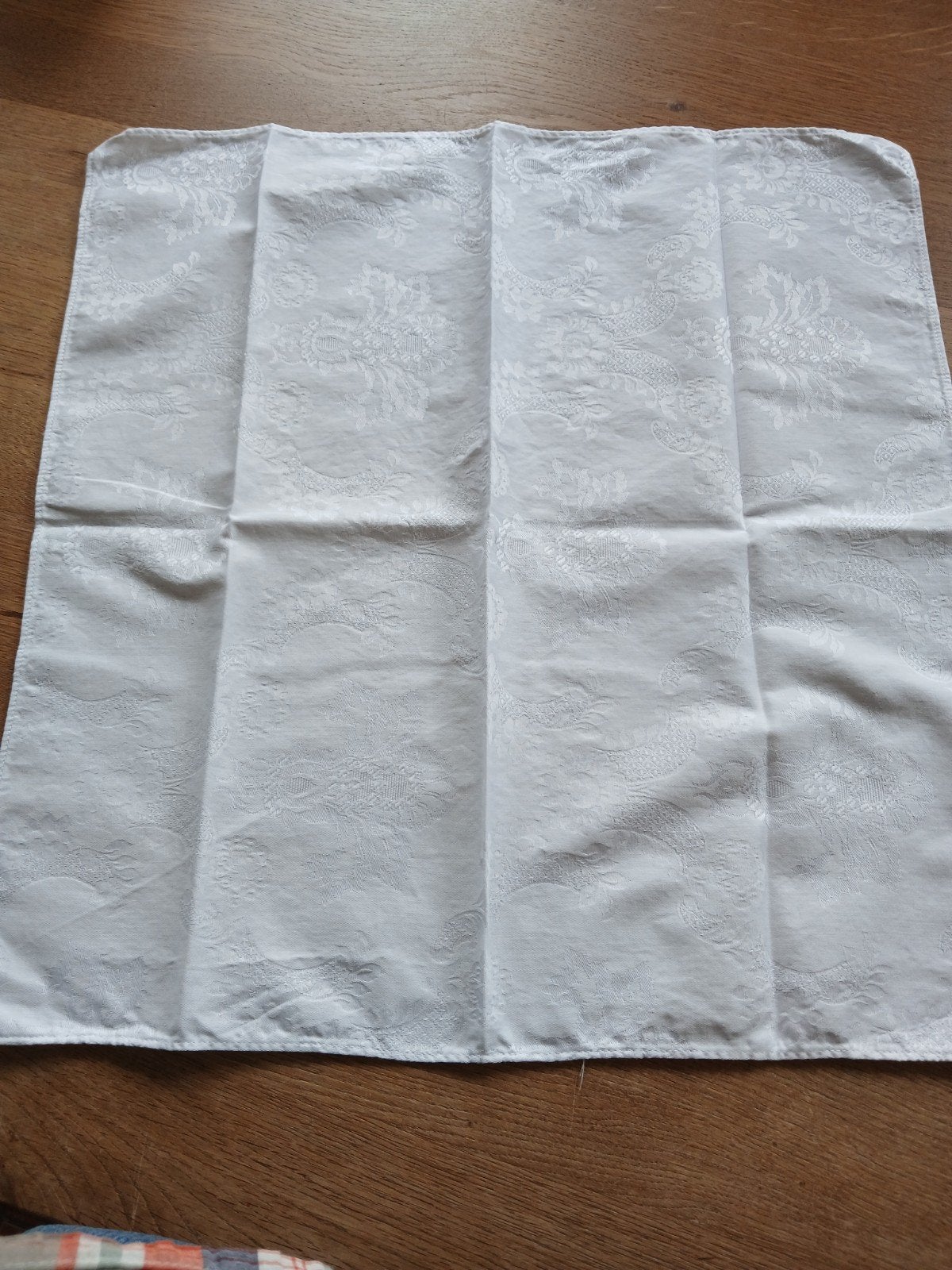 6 servetten met bloemen van 44x44cm., Ophalen of Verzenden, Nieuw, Meisje, Dekbedovertrek