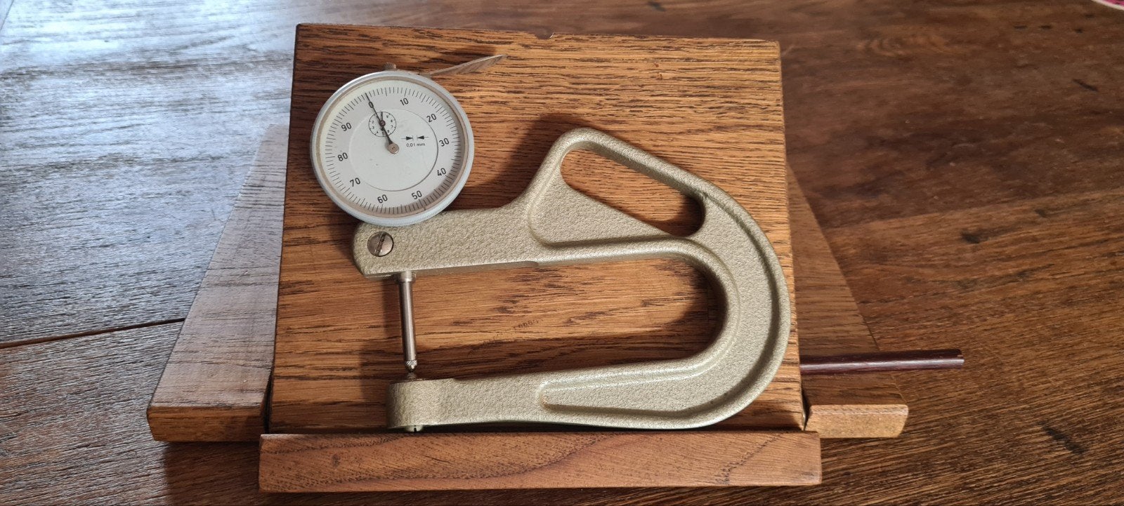 Dikte meter - Meetklok - Micrometer, Ophalen of Verzenden, Gebruikt, Overige meters