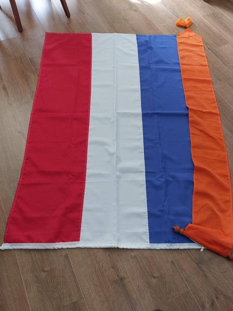 Nederlandse Vlag+Wimpel en Vlaggenstok, Ophalen of Verzenden