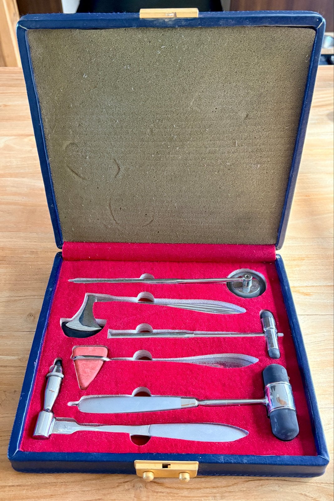 Reflexhamerset in nette doos - Vintage Medisch Instrument, Ophalen of Verzenden