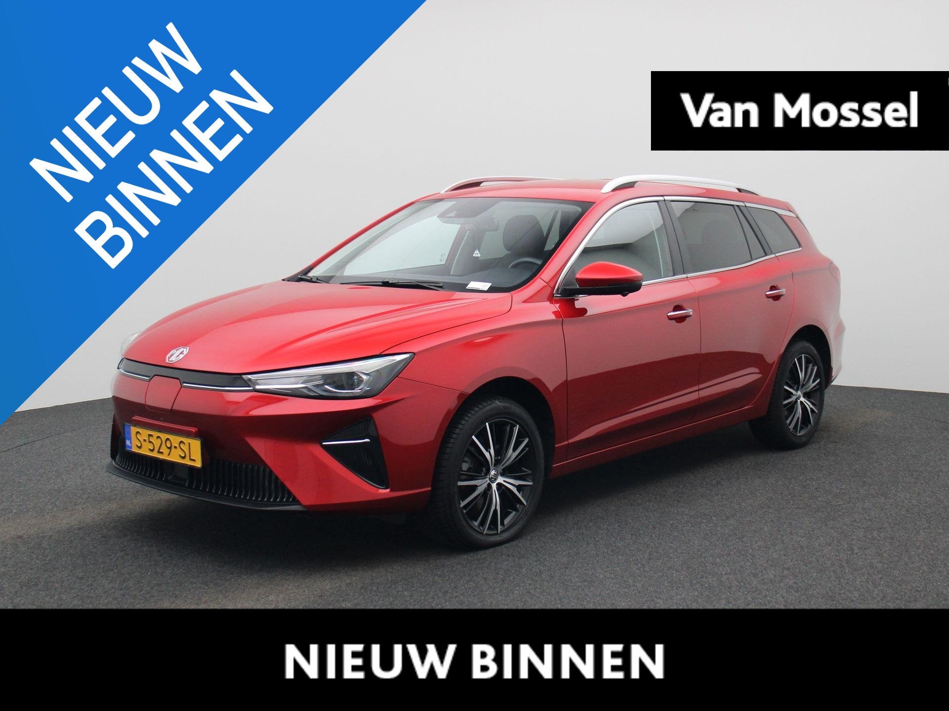 MG 5 Long Range Luxury 61 kWh | Leder | Navi | 360 Camera |, Auto's, MG, Gebruikt, 1532 kg, 156 pk, 380 km