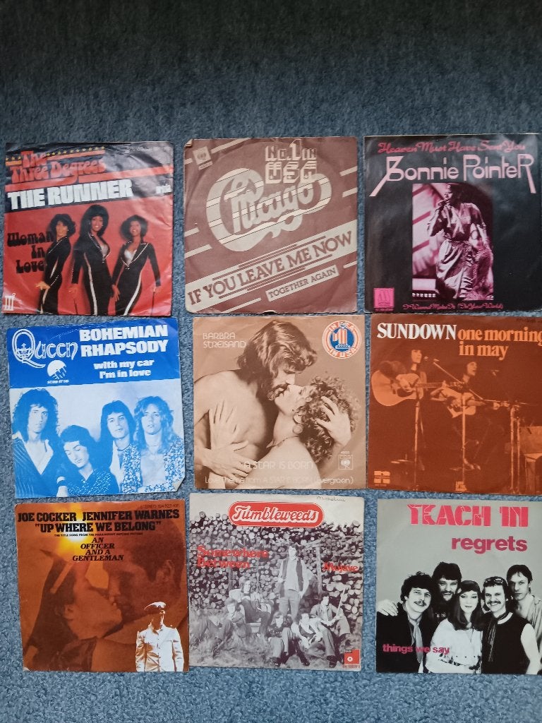Vinyl platen 45 toeren., Ophalen, Gebruikt, Overige typen, Overige genres