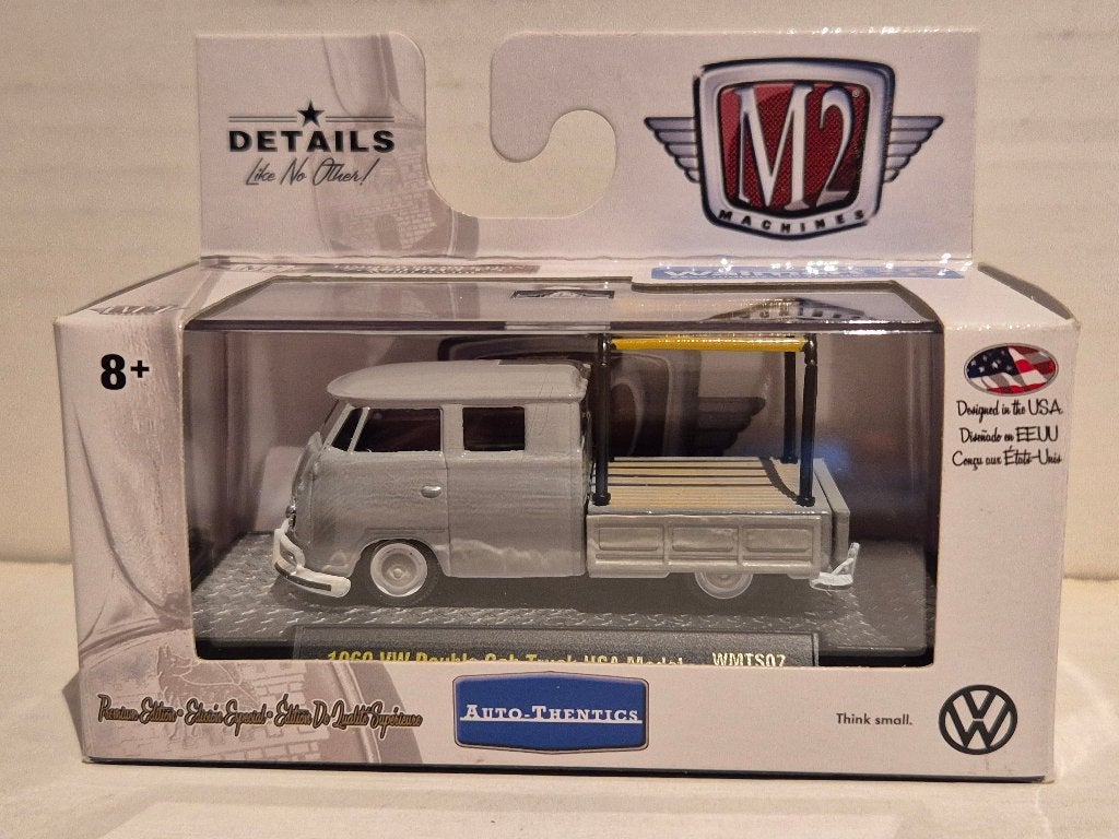 M2 Machines 1/64 1960 VW Double Cab Truck USA Model, Ophalen of Verzenden, Nieuw, Auto