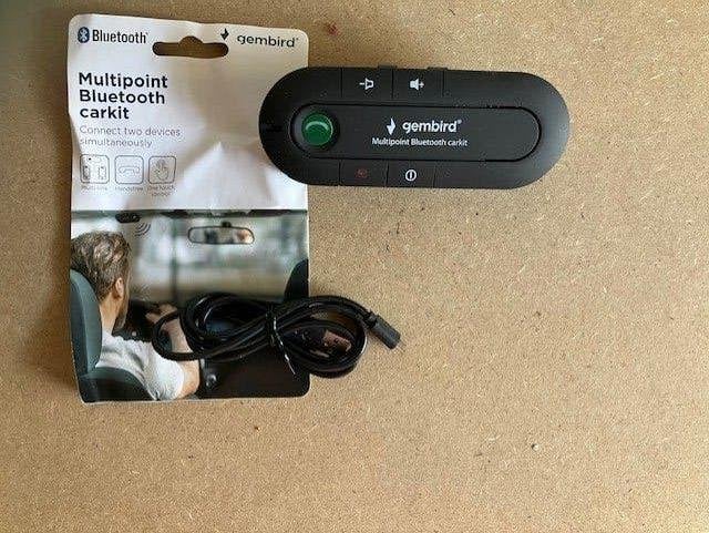Gembird Multipoint Bluetooth carkit, Auto diversen, Carkits, Ophalen of Verzenden, Nieuw