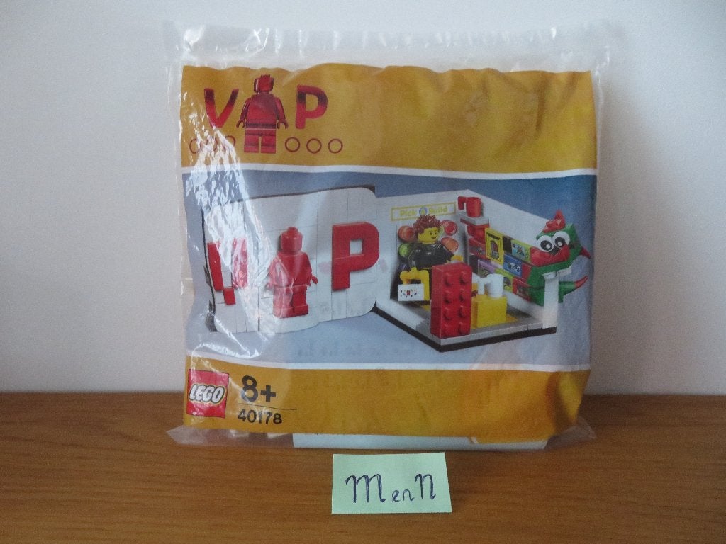 LEGO Store 40178 Rood VIP Minifiguur Minifig Poppetje, Kinderen en Baby's, Speelgoed | Duplo en Lego, Ophalen, Lego, Nieuw, Complete set