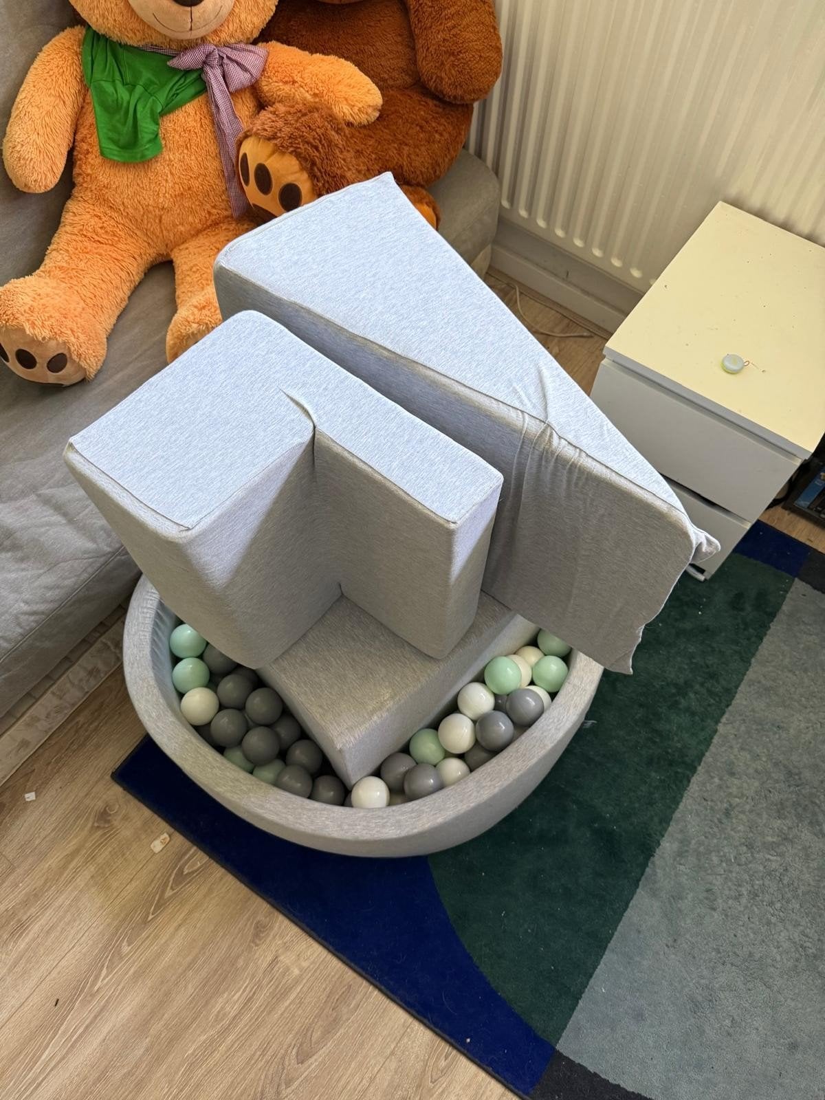 Kiddy Moon Ballenbak met ballen en speelblokken, Kinderen en Baby's, Speelgoed | Babyspeelgoed, Ophalen, Gebruikt, Overige typen