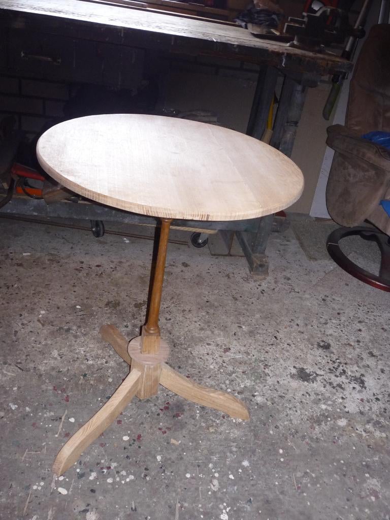 Achterhoekse klaptafel en siertafeltje, Ophalen, 100 tot 150 cm, Nieuw, 50 tot 100 cm
