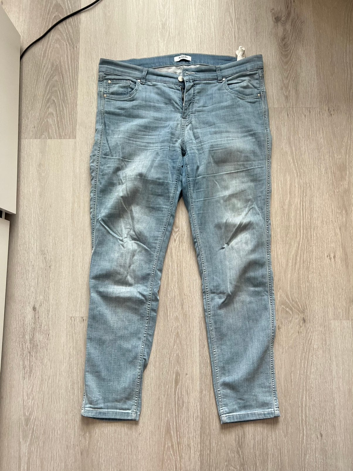 Angels Jeans / Maat 46, Kleding | Dames, Spijkerbroeken en Jeans, Ophalen of Verzenden, Gedragen, Blauw, Overige jeansmaten