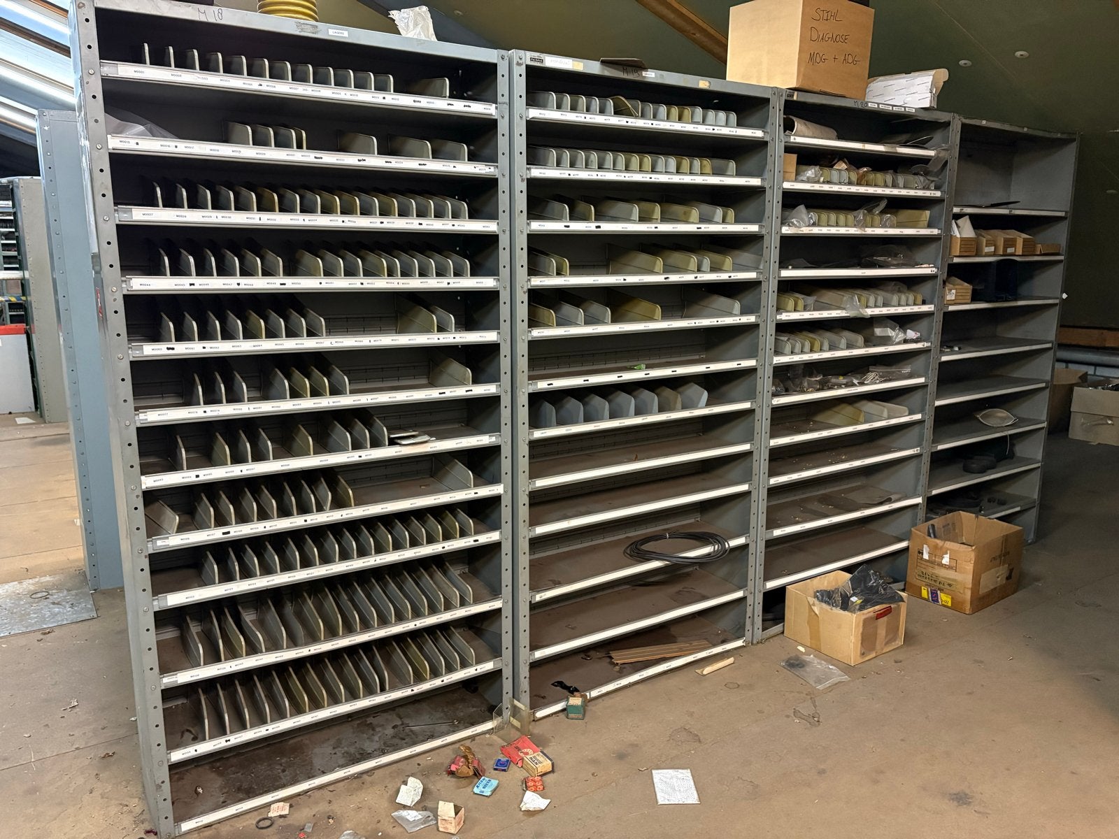Magazijnkast / stellingkast / werkplaatskast / voorraadkast, Ophalen