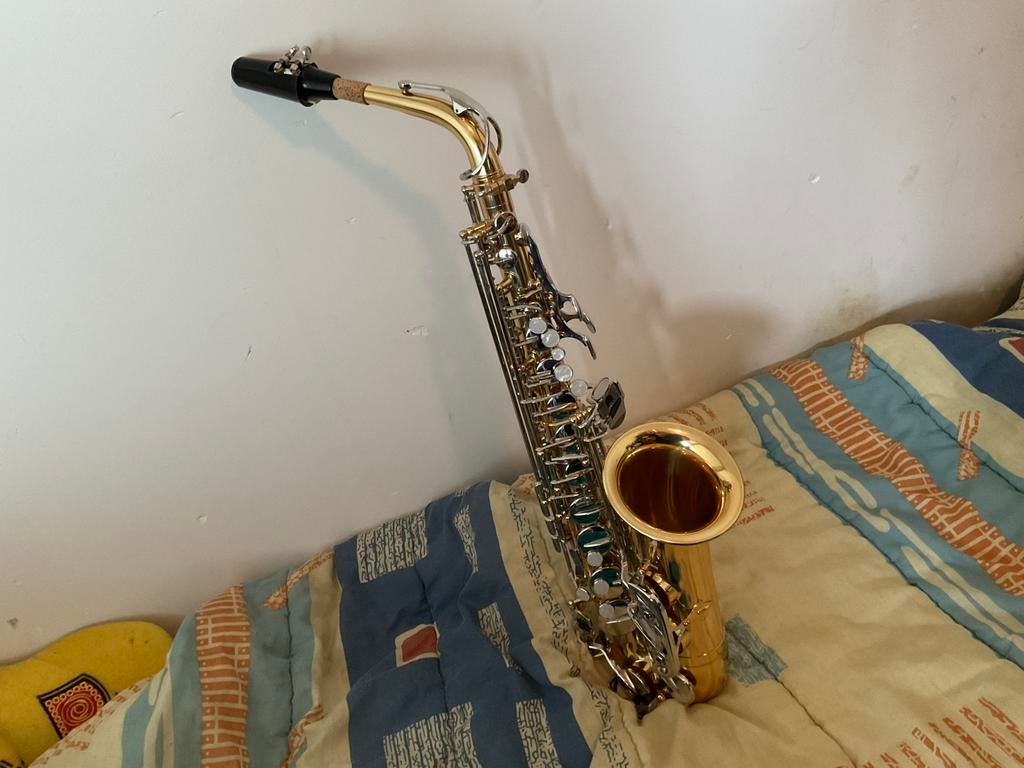 SLade alt saxofoon….echt & nieuw., Muziek en Instrumenten, Ophalen of Verzenden, Nieuw, Alt, Met koffer