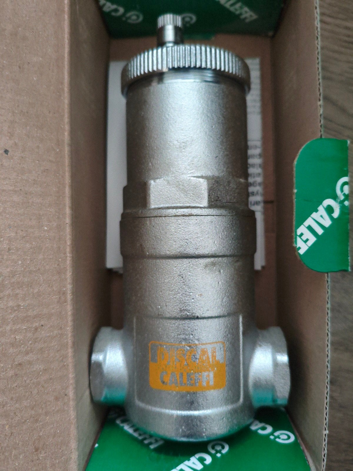 Caleffi Solar 251003 luchtafscheider 3/4", Doe-het-zelf en Verbouw, Ophalen of Verzenden, Nieuw, Onderdeel