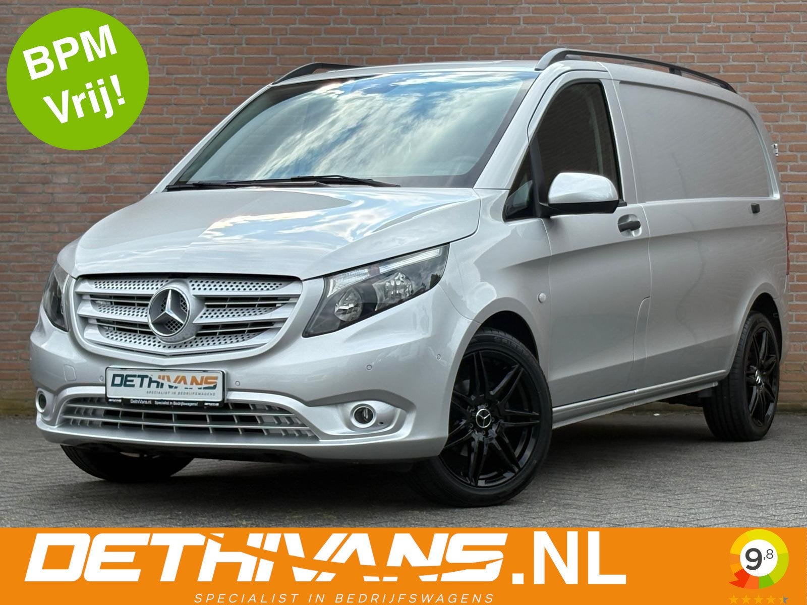 Mercedes-Benz Vito 114CDI 136PK 9G-Tronic / Camera / Navigat, Auto's, Automaat, Gebruikt, 4 cilinders, Bedrijf