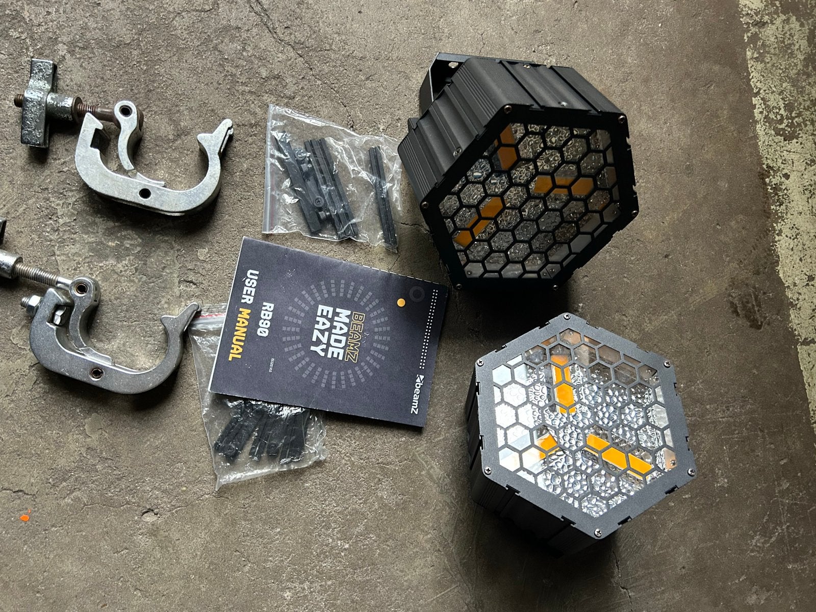 BeamZ RB90 Retro Blinder Set - Zo goed als nieuw, Ophalen of Verzenden, Zo goed als nieuw, Licht