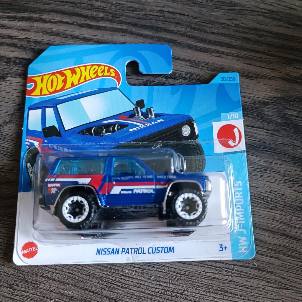 Hot Wheels Nissan Patrol Custom blauw HW J-Imports, Ophalen of Verzenden, Nieuw, Auto