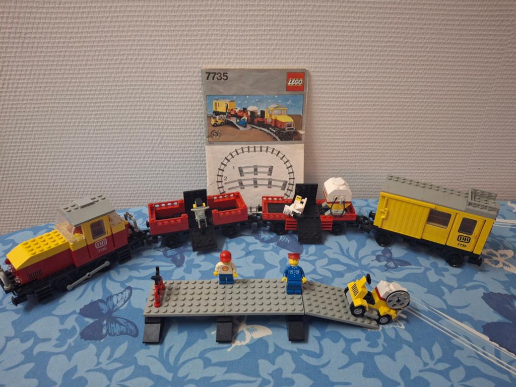 Lego Trein 7735 zonder doos en rails, met instructies, Gebruikt, Overige thema's, Lego, Ophalen of Verzenden