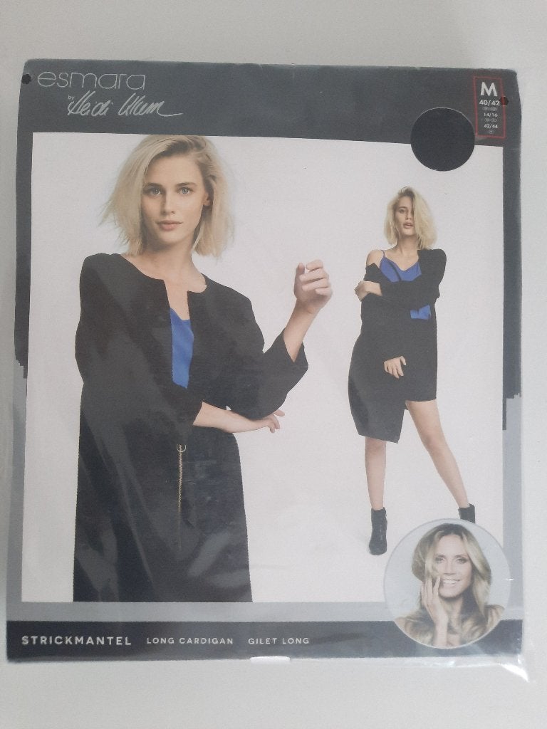 Heidi Klum vest zwart 50% katoen maat M nieuw, Maat 38/40 (M), Zwart, Nieuw, Ophalen of Verzenden