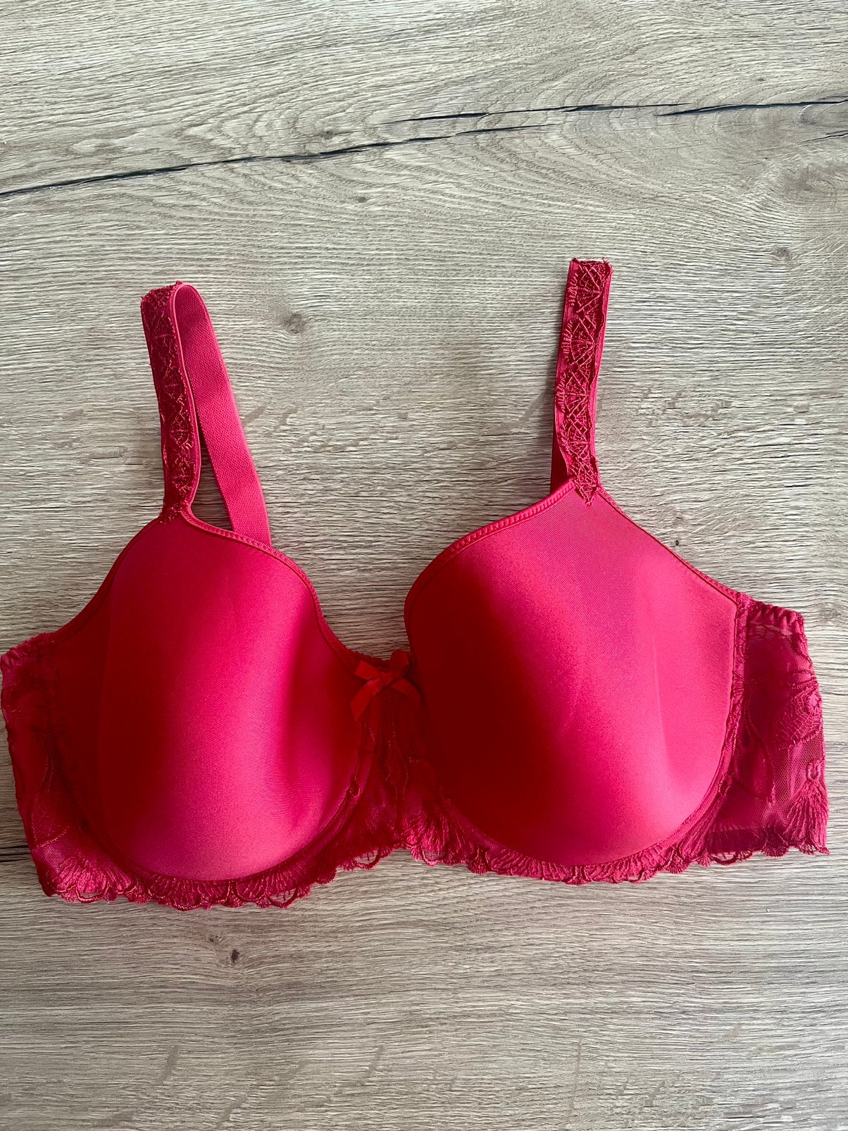 Ptima donna 100D foam  cup rood licht voorgevormd, Kleding | Dames, Verzenden, BH, Rood