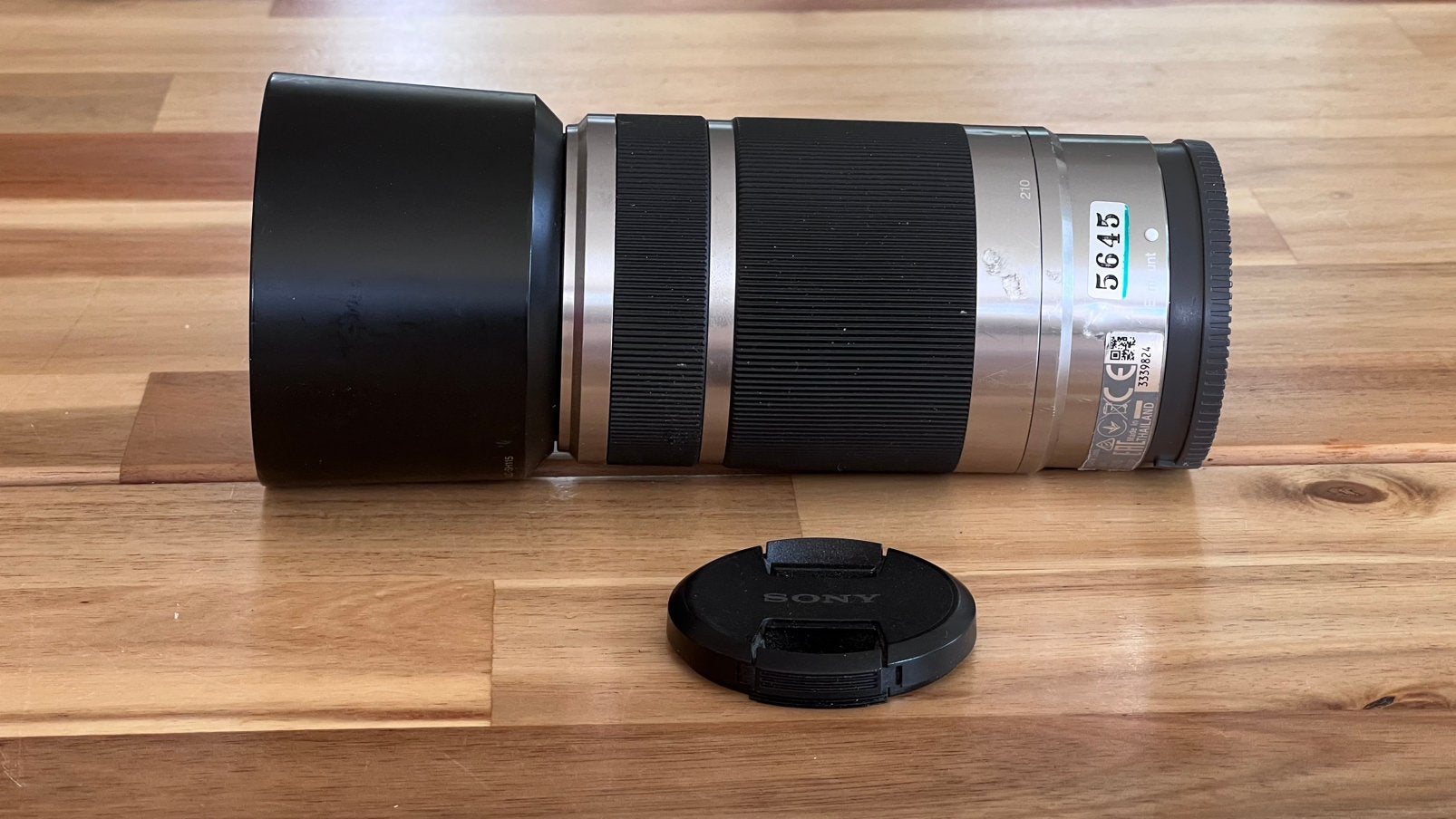 Sony SEL55-210, Ophalen, Zo goed als nieuw, Telelens