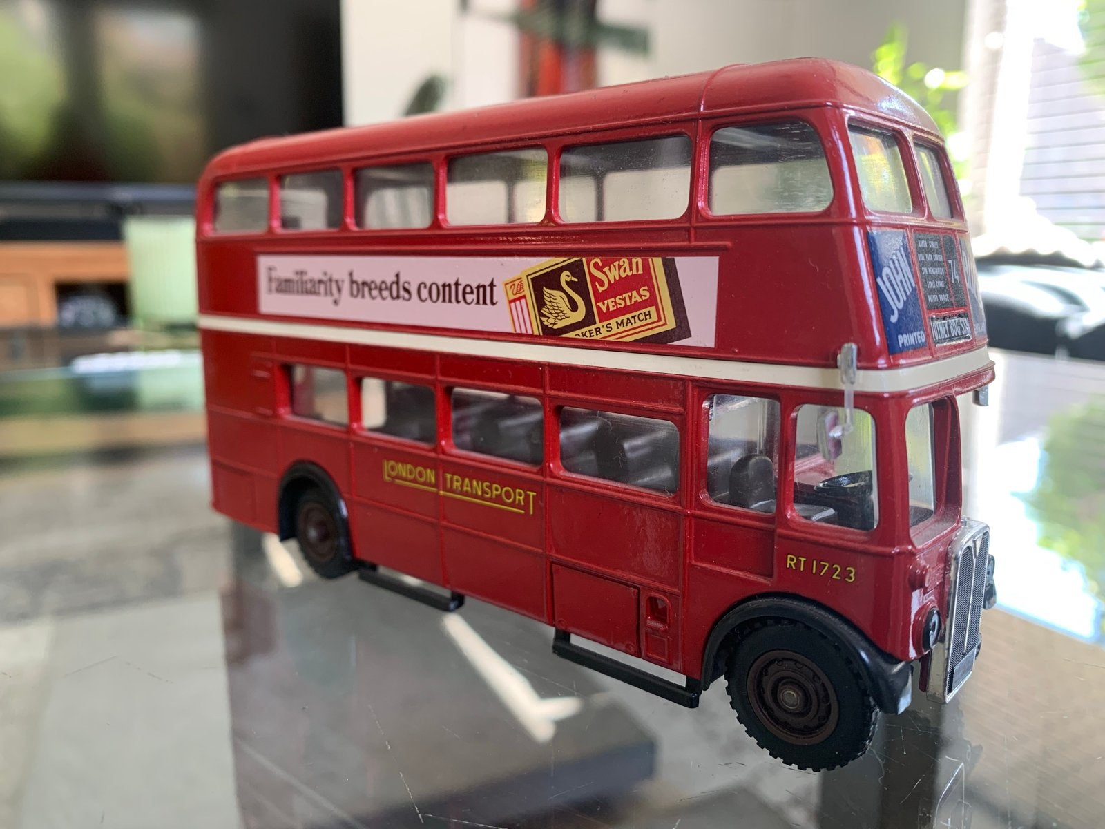 Solido London Double Decker Bus 1:50 metaal, Ophalen of Verzenden, Gebruikt, Bus of Vrachtwagen, Overige merken