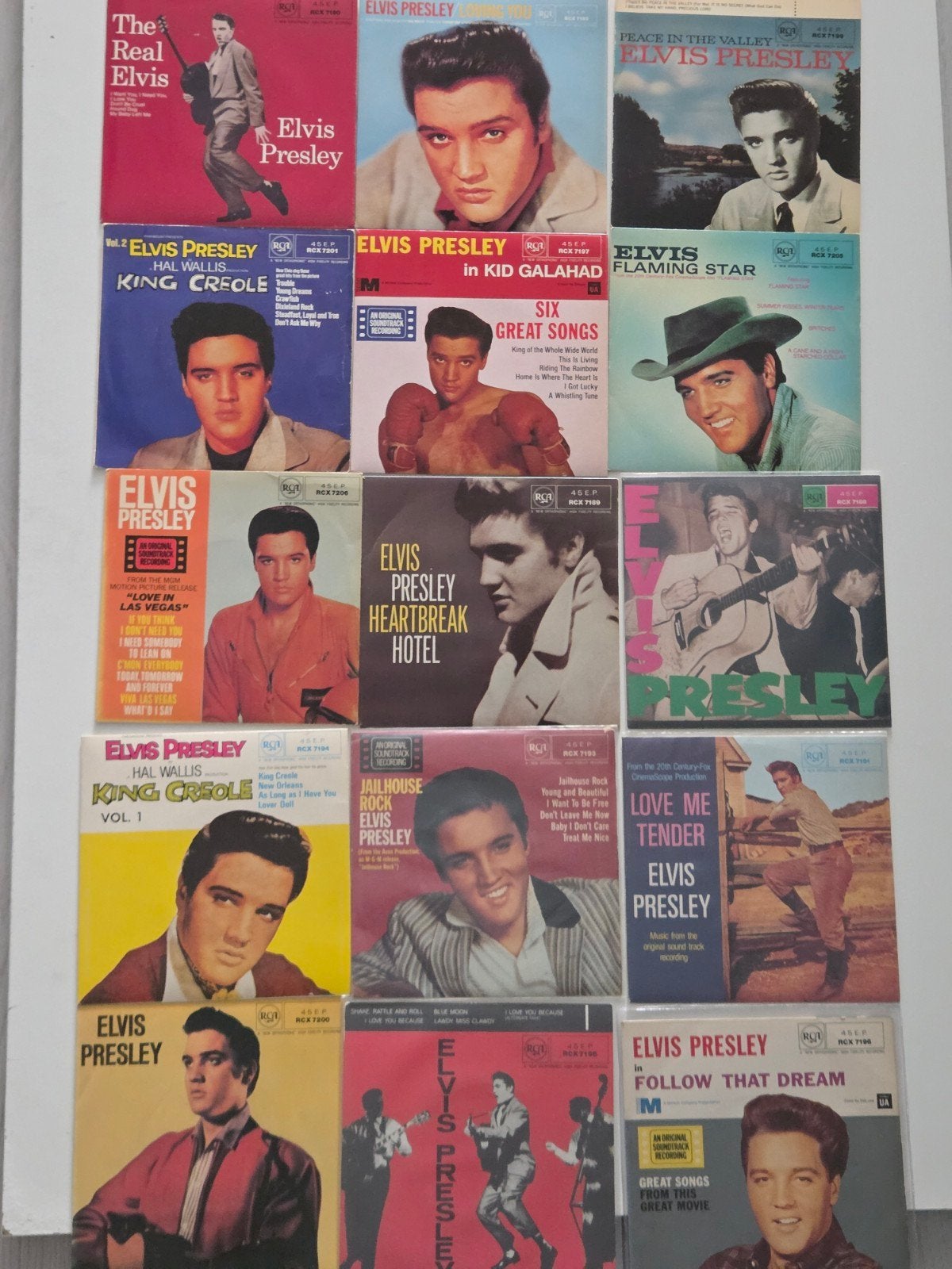 Elvis Presley  ep verzameling, Ophalen of Verzenden, Zo goed als nieuw, Pop, EP