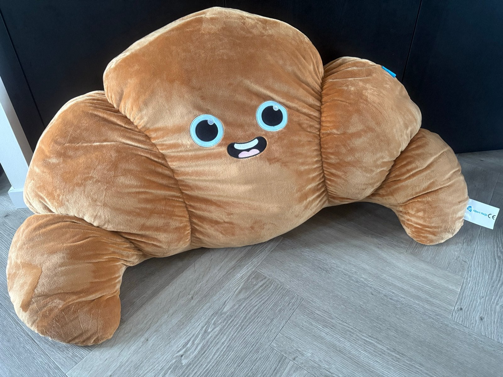 Grote Albert Heijn Croissant Knuffel XXL, Ophalen, Overige typen, Zo goed als nieuw, Bruin