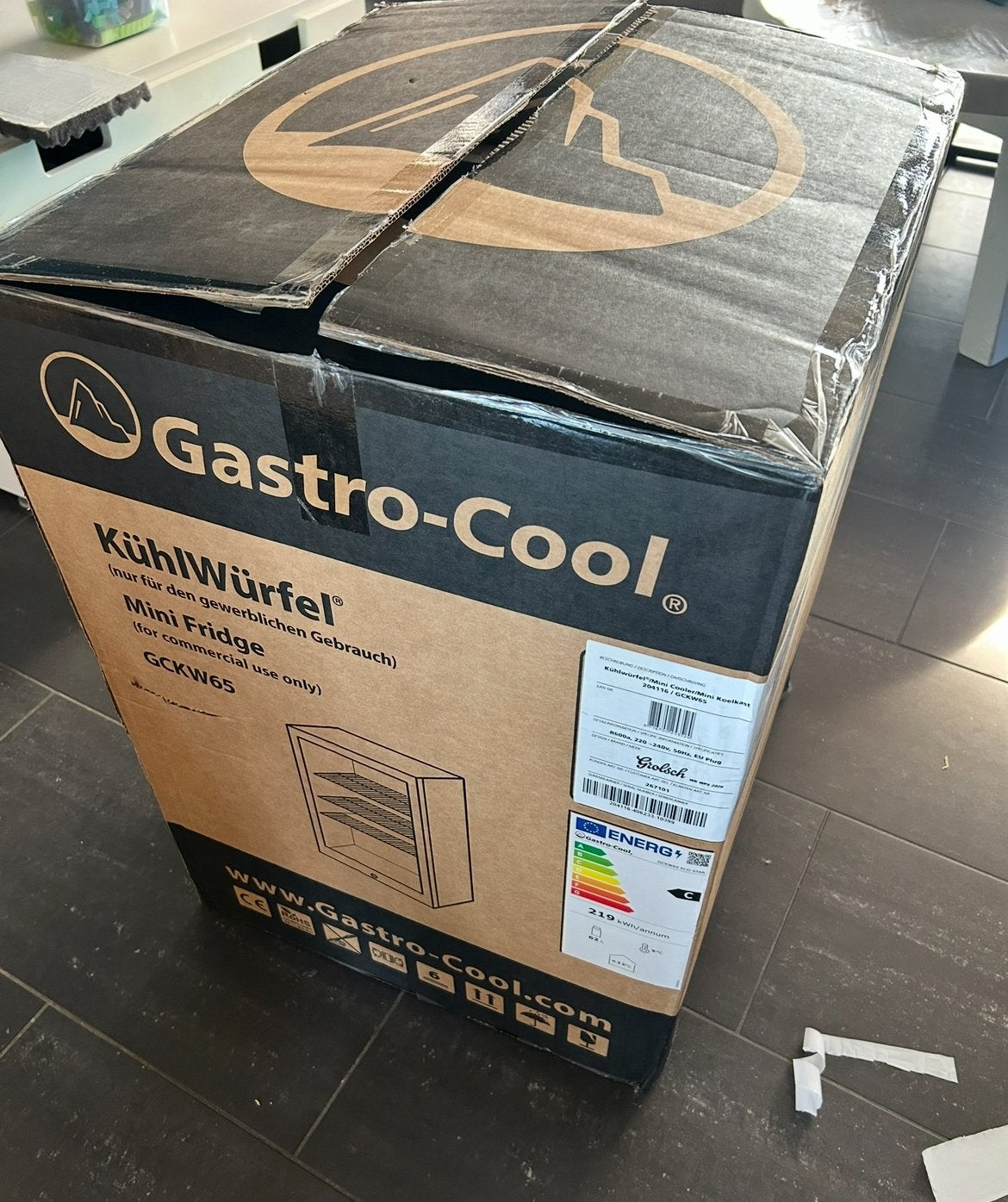 Grolsch WK koelkast, Witgoed en Apparatuur, Ophalen, Zonder vriesvak, Minder dan 85 cm, Nieuw