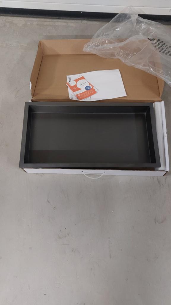 Gun metal badkamer nis 30x60 nieuw met kleine deukje, Ophalen, Minder dan 50 cm, Overige typen, Nieuw