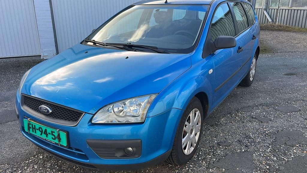 Ford Focus 1.6 74KW 5D 2005 blauw, Auto's, Ford, Bedrijf, Benzine, Stationwagon, Geïmporteerd, Blauw, Ophalen